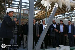 بازدید اعضای روابط عمومی&zwnj;های آستان قدس رضوی از پروژه&zwnj;های عمرانی حرم مطهر