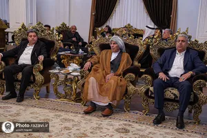 استقبال از شیوخ عشایر خوزستان در فرودگاه شهید هاشمی&zwnj;نژاد مشهد
