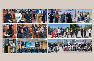 همایش بزرگ پیاده‌روی خانوادگی و جشنواره ورزشی در بیمارستان رضوی برگزار شد