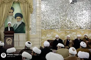 دیدار اعضاء مجمع خطبای حوزه علمیه خراسان با تولیت آستان قدس رضوی