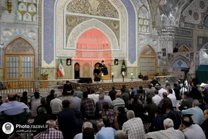 مراسم شهادت امام باقر علیه السلام در رواق امام خمینی(ره) حرم مطهر رضوی