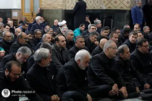 عزاداری حضرت اباعبدالله الحسین(ع) با حضور تولیت آستان قدس رضوی