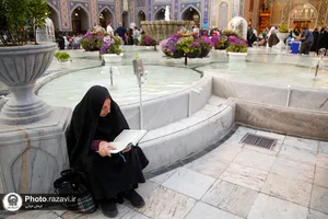 ترتیل خوانی قرآن کریم در مسجد گوهرشاد حرم مطهر رضوی