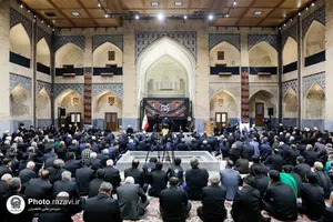 عزاداری دهه اول محرم با حضور تولیت آستان قدس رضوی-1