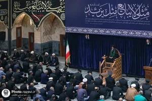 عزاداری دهه اول محرم با حضور تولیت آستان قدس رضوی