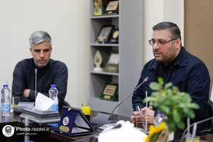 تشرف دوچرخه&zwnj;سوار نداجا به حرم مطهر رضوی