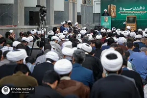 افتتاحیه چهارمین اعتکاف علمی طلاب در حرم مطهر رضوی