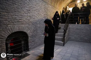 بازدید جمعی از دانشجویان دانشگاه پیام نور نیشابور از بخش&zwnj;های مختلف حرم امام رضا علیه&zwnj;السلام
