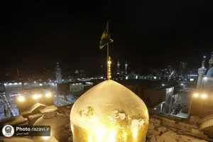 گلبانگ الله اکبر در حرم مطهر رضوی