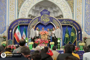 حال و هوای حرم مطهر رضوی در شب میلاد امام جواد علیه السلام