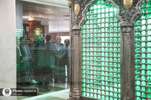 تشرف جمعی از موکب داران اهل سنت آذربایجان غربی به حرم مطهر رضوی