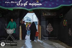 کودکان رضوی در سوگ مادر، اقامه عزا کردند