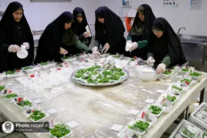 افطاری ماه مبارک رمضان در مهمانسرای حضرت
