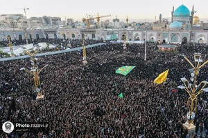 مراسم چهارپایه خوانی شهادت امام رضا علیه&zwnj;السلام
