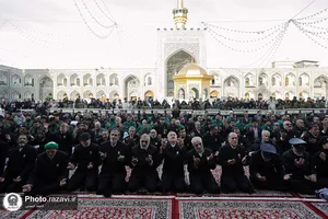بزرگداشت آیت الله واعظ طبسی در حرم مطهر رضوی