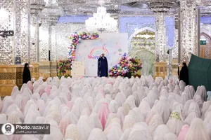 جشن تکلیف دختران در حرم مطهر رضوی