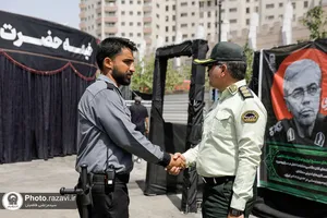 صیانت یگان حفاظت از مواکب اطراف حرم مطهر رضوی