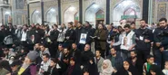 قرائت دعای توسل در جوار بارگاه ملکوتی حضرت رضا (ع) به یاد شهدای مقاومت و خبرنگاران شهید لبنانی