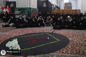 عزاداری بانوان عرب زبان در حرم مطهر رضوی

