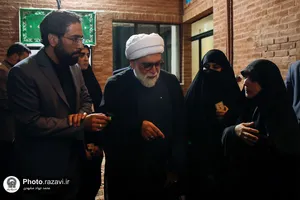 بازدید تولیت آستان قدس رضوی از موکب دخترانه نجمه