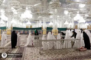 &laquo;پرواز پروانه&zwnj;ها&raquo; در حرم مطهر امام رئوف