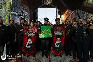 تشرف کاروان خدام حرم امام رضا علیه&zwnj;السلام به حرم امامین کاظمین