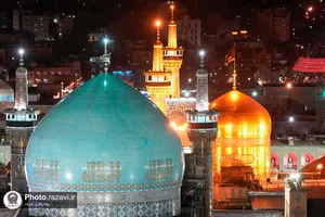 آیین خطبه&zwnj;خوانی شب عاشورای حسینی در حرم مطهر رضوی -1