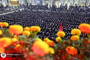 آئین شام غریبان شهادت امام رضا(ع) در حرم مطهر رضوی