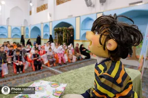 مراسم روز دانش&zwnj;آموز در حرم مطهر رضوی