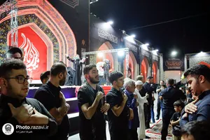 آیین ابوقربه، لیله العباس در حرم مطهر رضوی