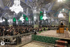 مراسم میلاد امام حسن عسکری(علیه&zwnj;السلام) در حرم مطهر رضوی