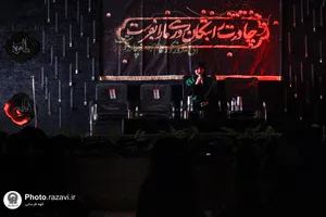 عزاداری شهادت حضرت زهرا(س) در باغ اردوگاه خاتون