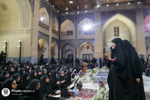 مراسم احیا ناشنوایان در شب بیست و یکم ماه رمضان