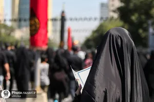 پیاده&zwnj;روی جاماندگان اربعین در مشهد