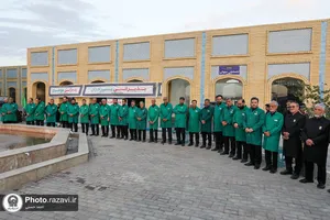 افتتاح موکب خادمان بخش کتب انوار حرم مطهر رضوی