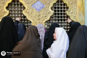 تشرف 160 زائر معلول به حرم مطهر رضوی