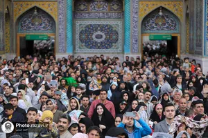 مراسم تحویل سال 1403 در حرم مطهر رضوی - 3