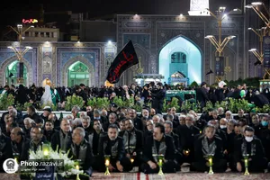 آیین خطبه خوانی شب شهادت امام رضا علیه السلام در حرم مطهر رضوی - 3