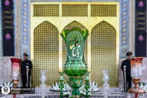 آیین اذن عزای ماه محرم در حرم مطهر رضوی-1
