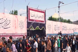 سفره کرامت در تبرک‌خانه سلطان ابوالحسن الرضا برای زائران پهن شد