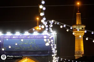 حال و هوای حرم مطهر رضوی در شب مبعث
