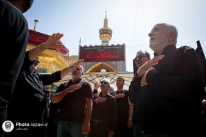 عزاداری روز اربعین حسینی در حرم مطهر رضوی
