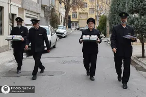 توزیع روزانه 2 هزار پرس افطاری متبرک در سطح شهر مشهد