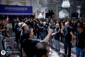 عزاداری روز اربعین حسینی در حرم مطهر رضوی