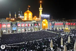 آئین شام غریبان شهادت امام رضا(ع) در حرم مطهر رضوی