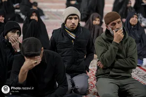 مراسم عزاداری دهه فاطمیه در صحن امام حسن مجتبی علیه السلام