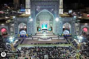 مراسم احیا شب نوزدهم ماه مبارک رمضان در حرم مطهر رضوی-2