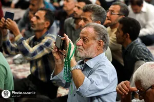 حال و هوای حرم مطهر رضوی در شب عید غدیر