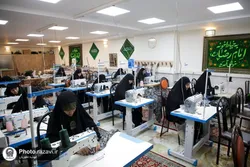 ارادت به حضرت زهرا (س) با دوخت چادر