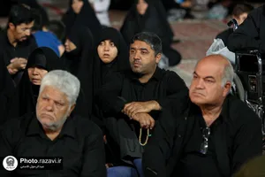عزاداری دهه آخر صفر در حرم مطهر رضوی